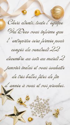 Bonnes fêtes de fin d'année